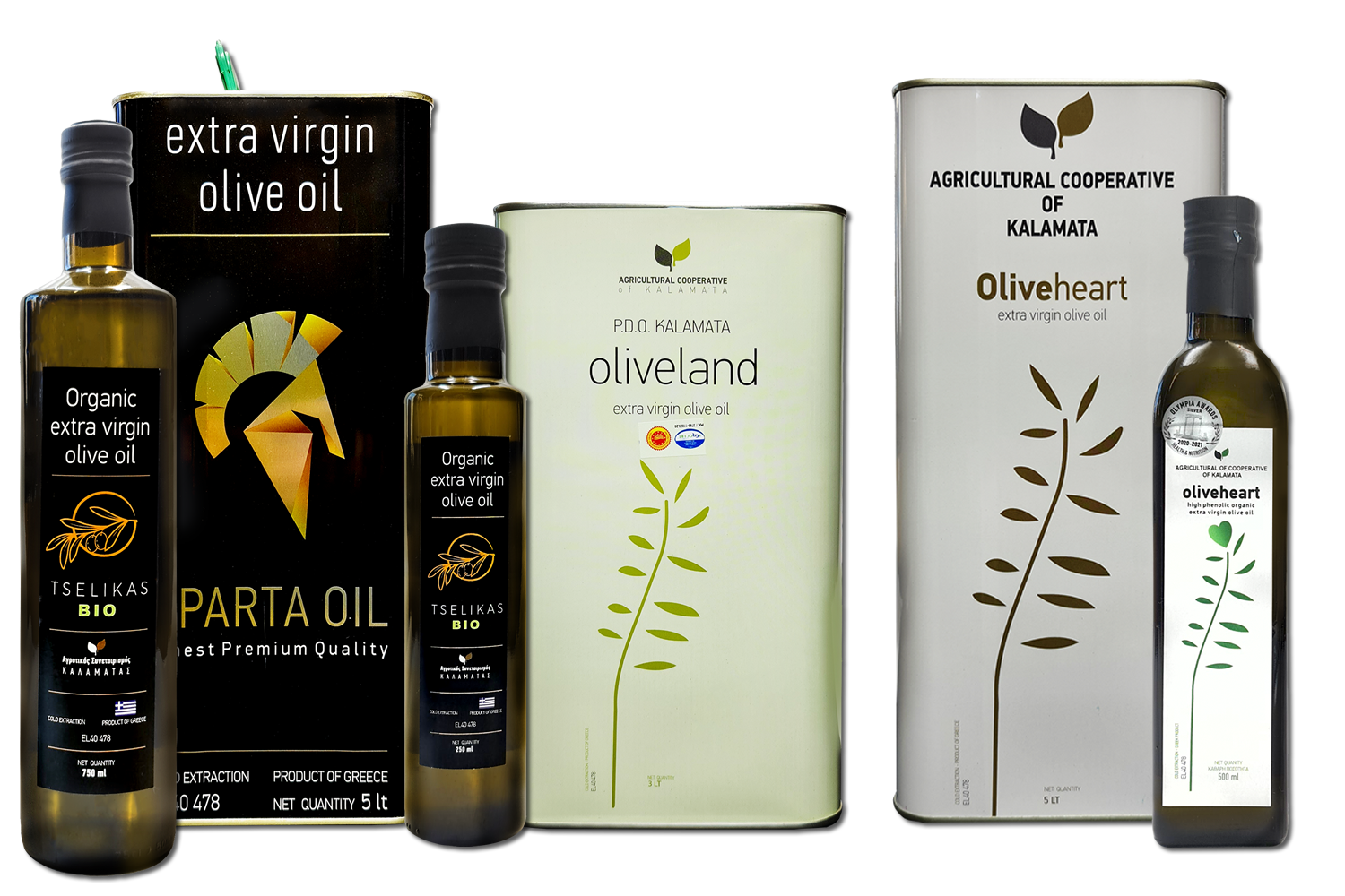 Olivenöle von Tselikas Greek Delights